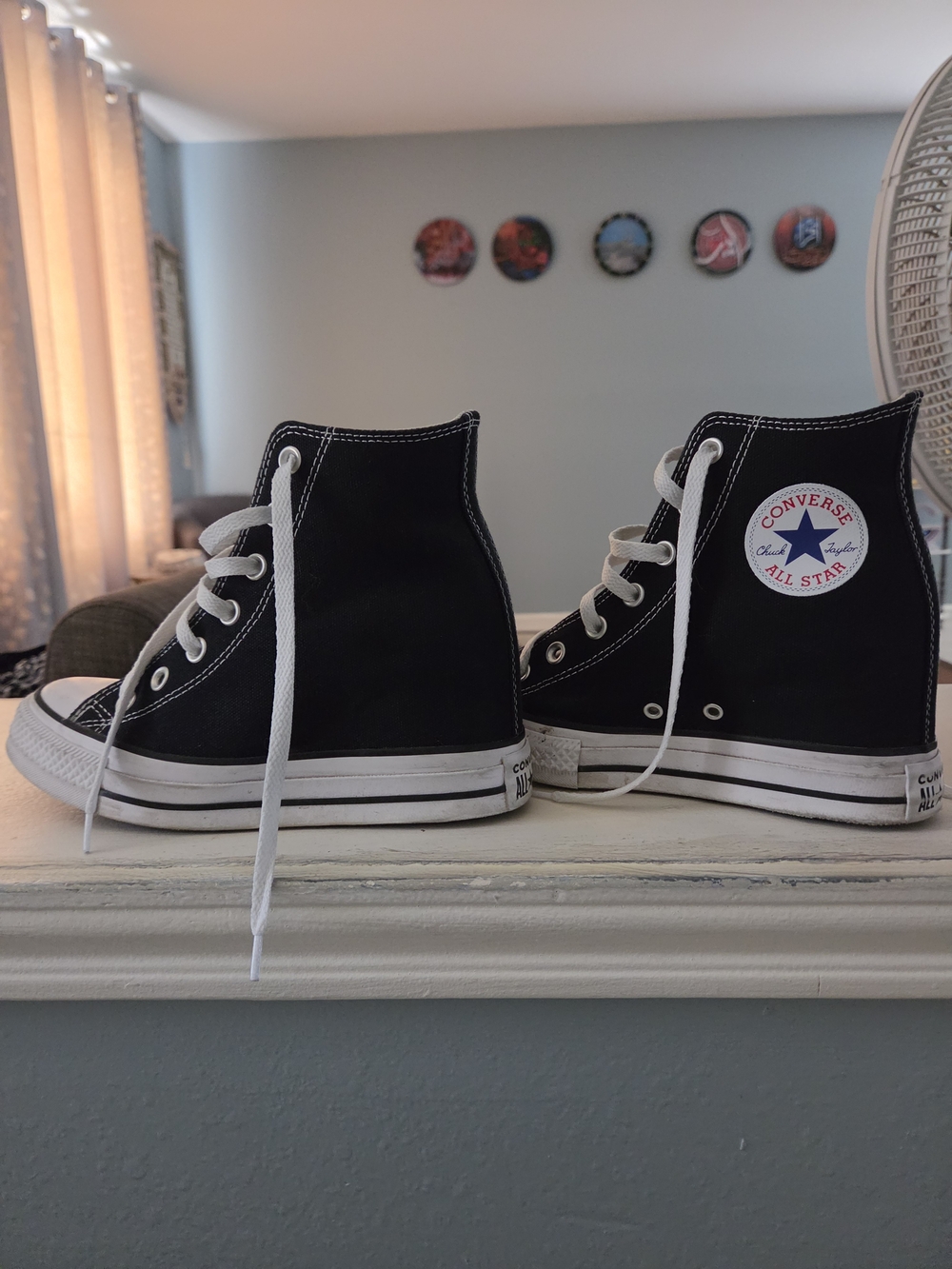 Converse All Star Women's Black High-Top Platform Sneakers